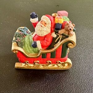 Santa Claus Sleigh Figurine